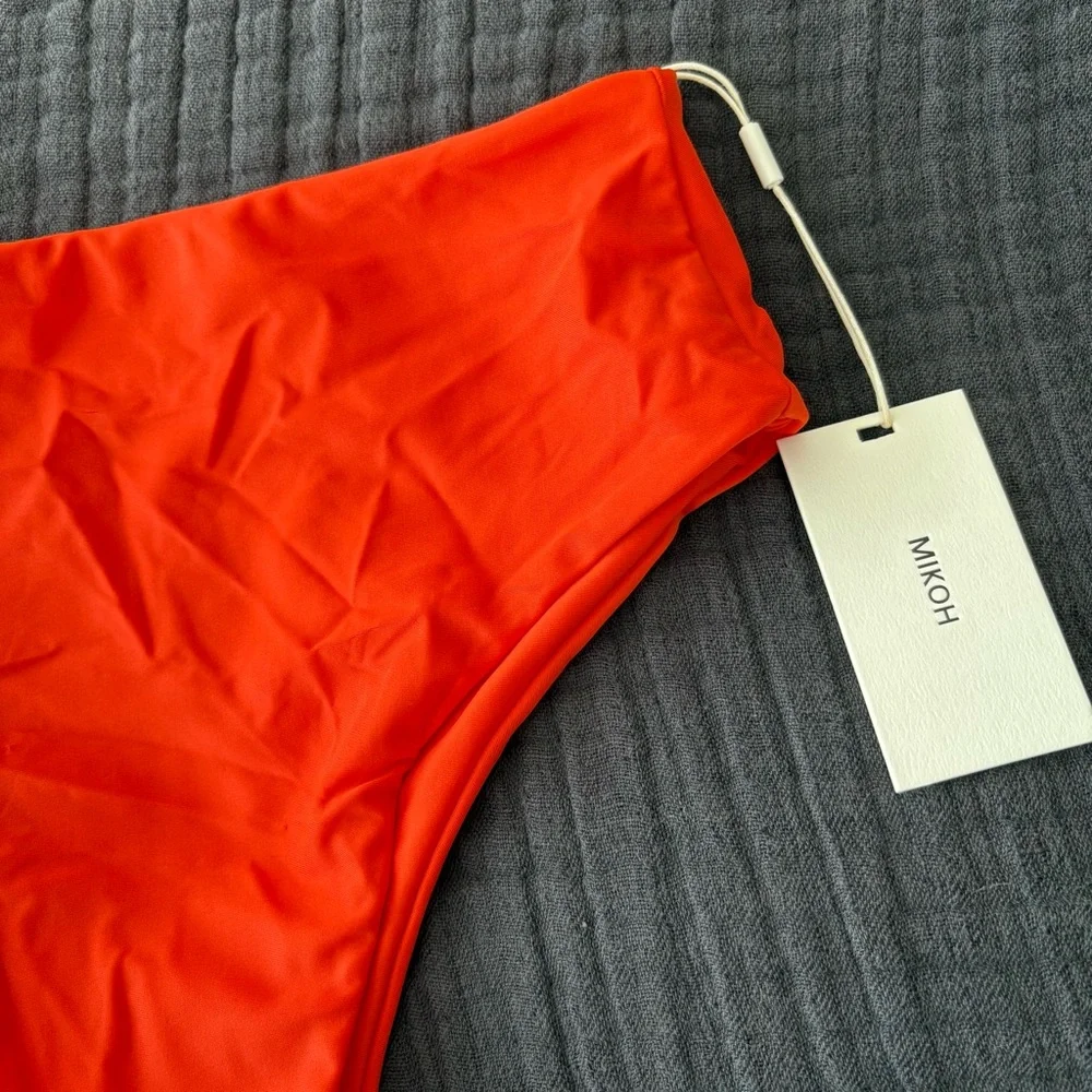 MIKOH Swimsuit Waikui High Waist Bikini Bottom
